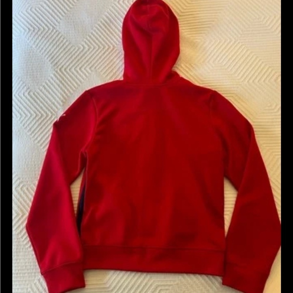 Puma Red Fleece Hoodie Sweatshirt Girl’s XL - Picture 5 of 11